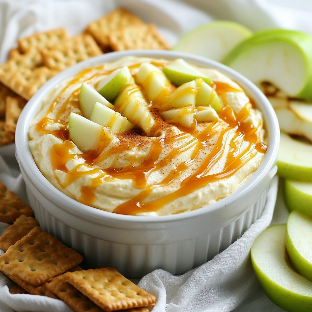 Caramel Apple Cheesecake Dip Easy and Delicious Recipe