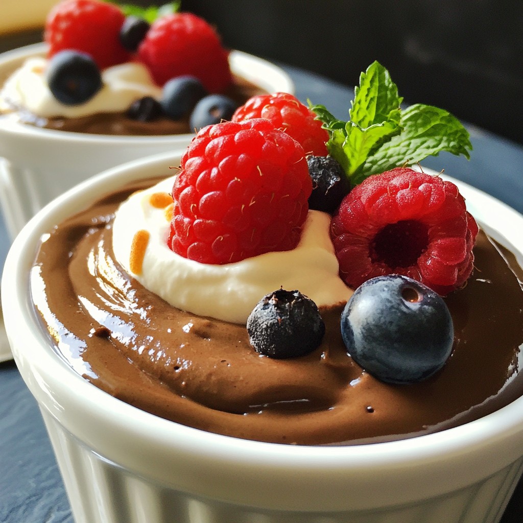 Vegan Chocolate Mousse Rich and Simple Dessert Option