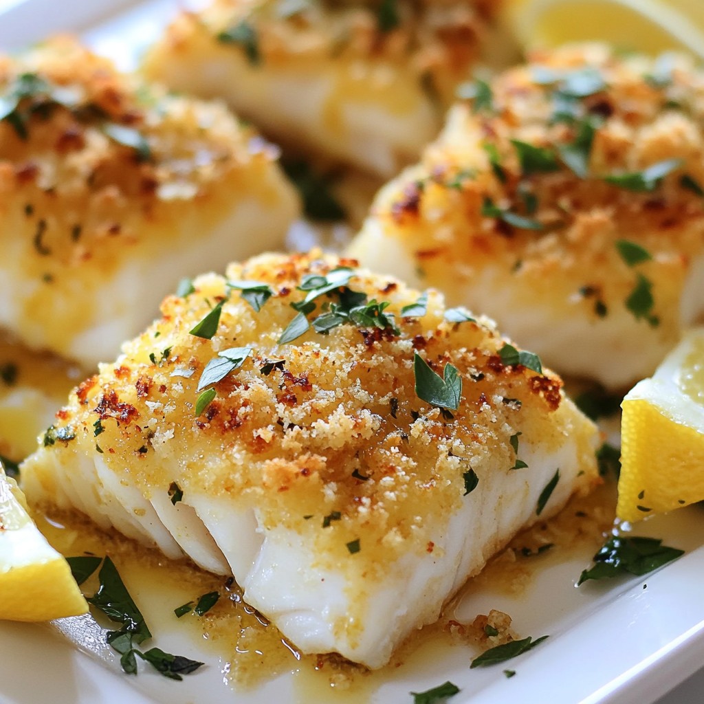 Parmesan Herb Baked Cod Crispy and Flavorful Delight