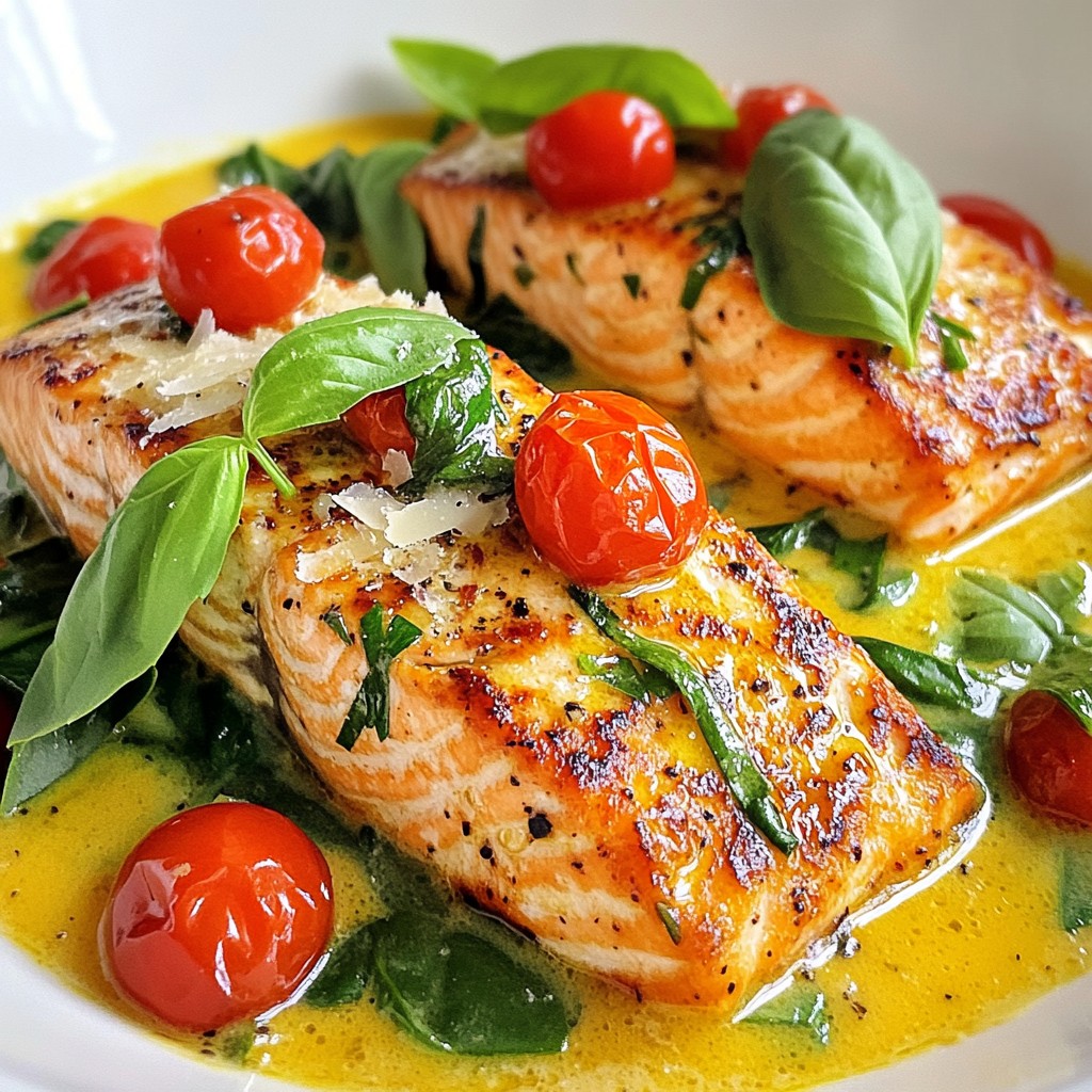 Creamy Garlic Tuscan Salmon Flavorful and Simple Meal