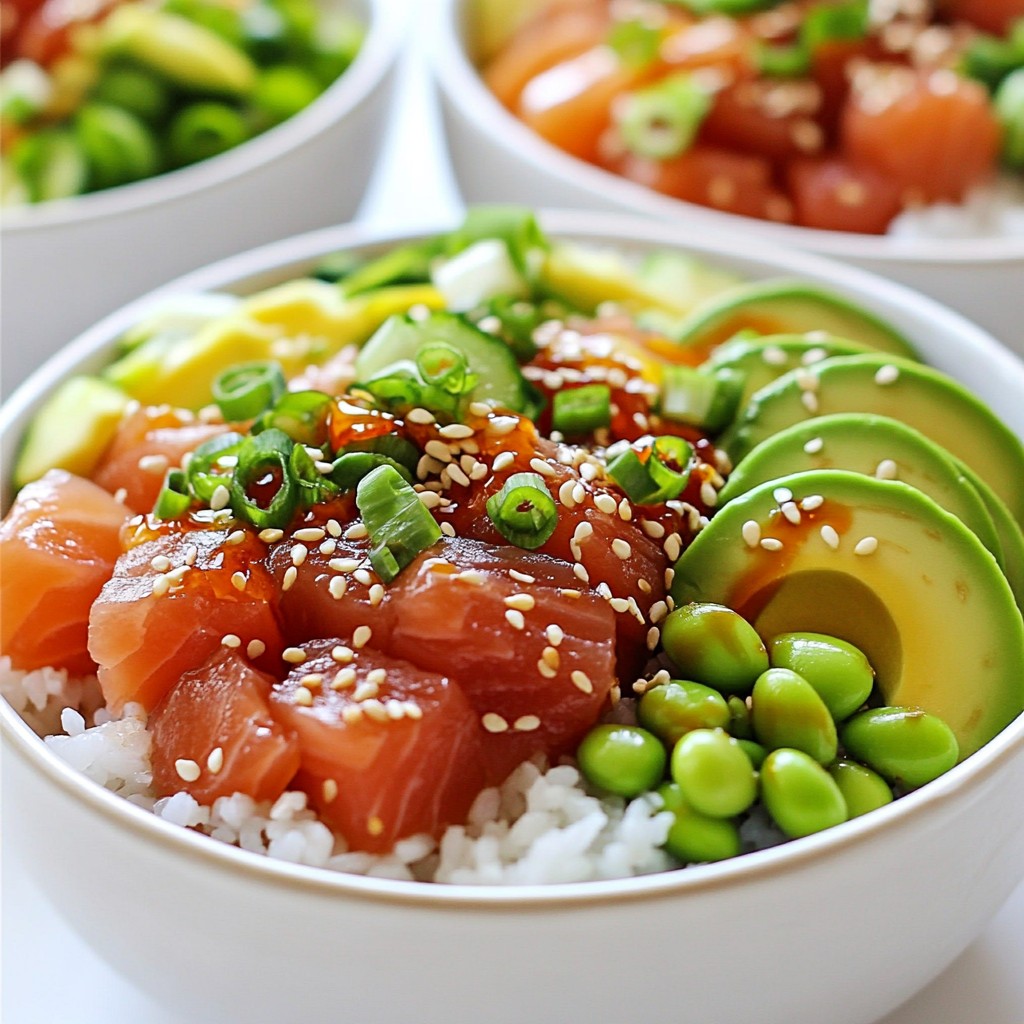 Spicy Tuna Sushi Bowls Flavorful and Fresh Delight