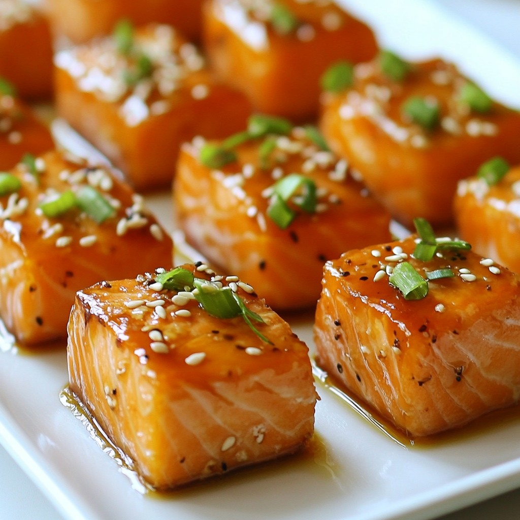 Maple Glazed Salmon Bites Flavorful and Easy Recipe