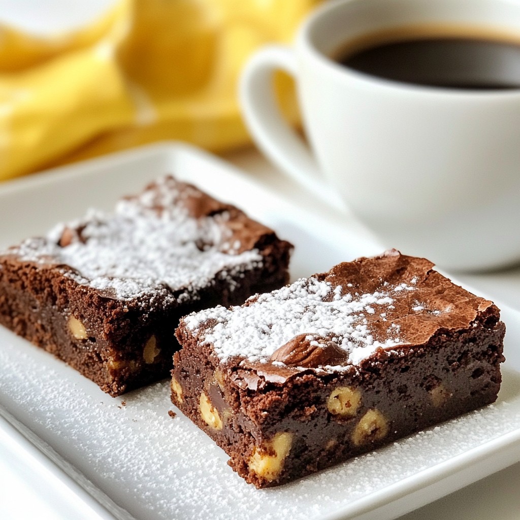 Chocolate Espresso Brownies Simple and Delicious Treat