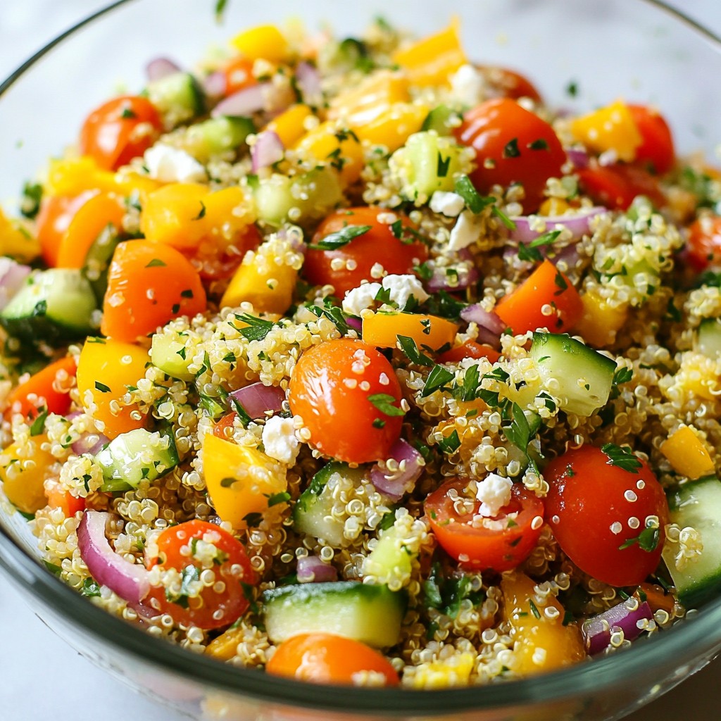Lemon Herb Quinoa Salad Fresh and Flavorful Dish