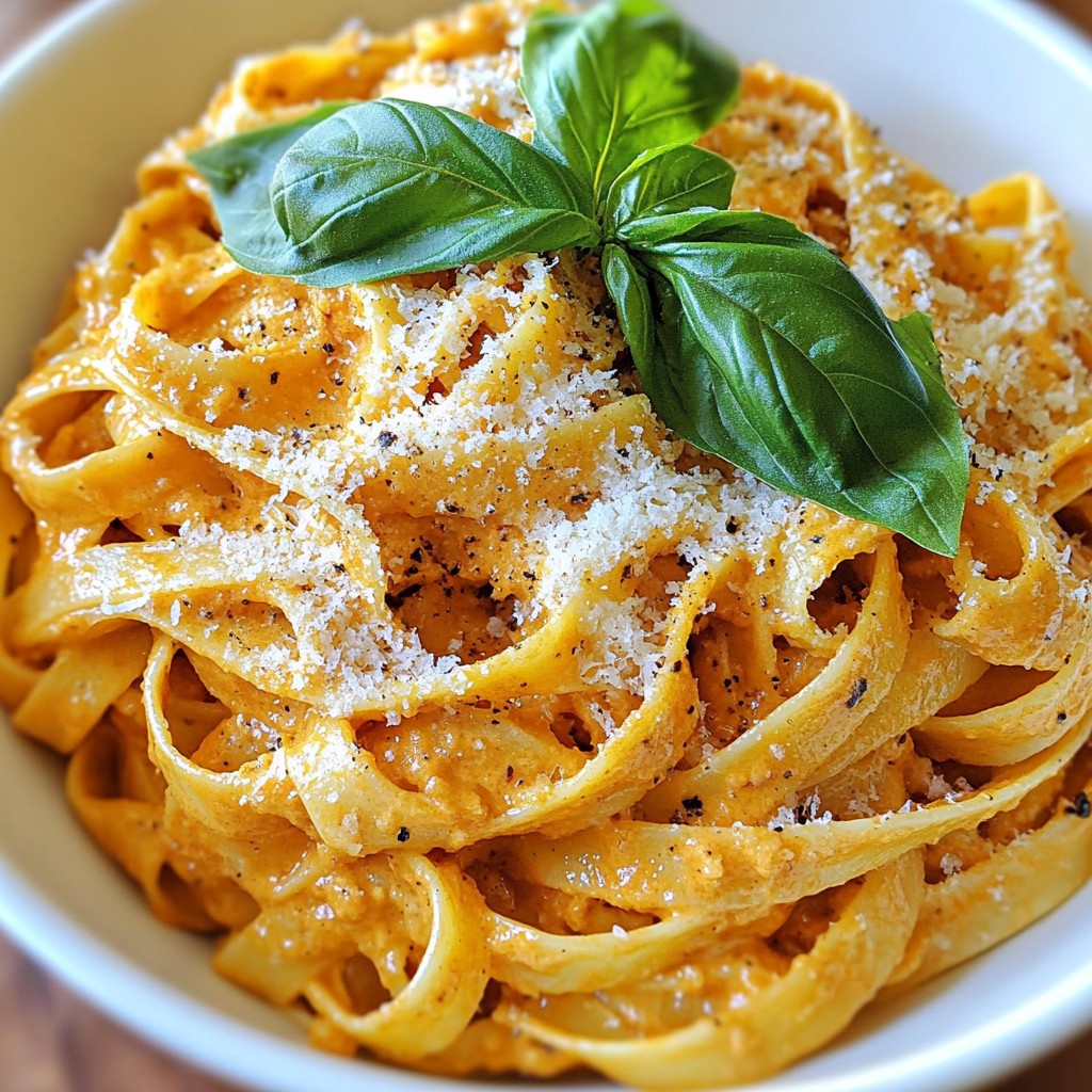 Creamy Roasted Red Pepper Pasta Easy Weeknight Meal