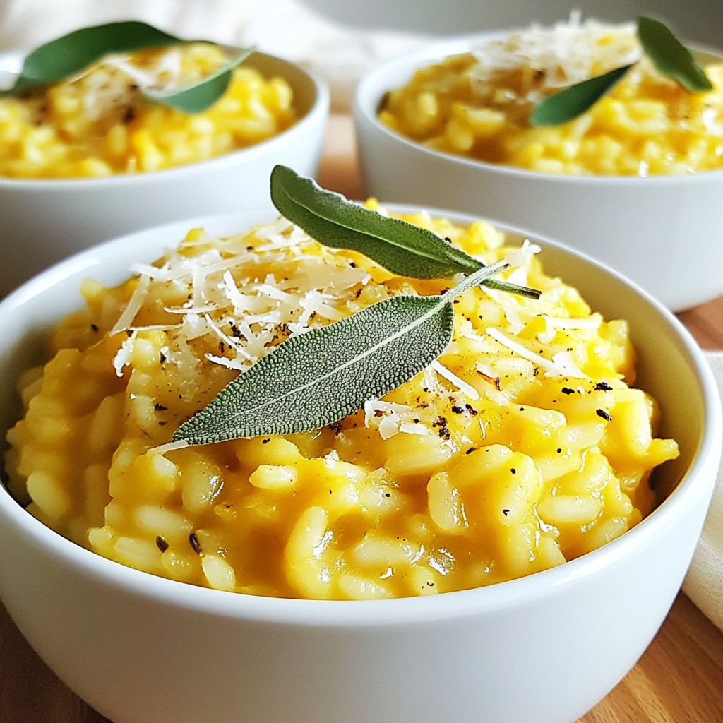 Roasted Pumpkin Sage Risotto Flavorful and Cozy Meal