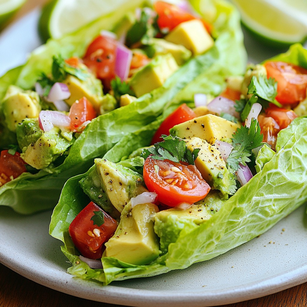 Crisp Lettuce Tomato Avocado Wrap Fresh and Tasty Meal
