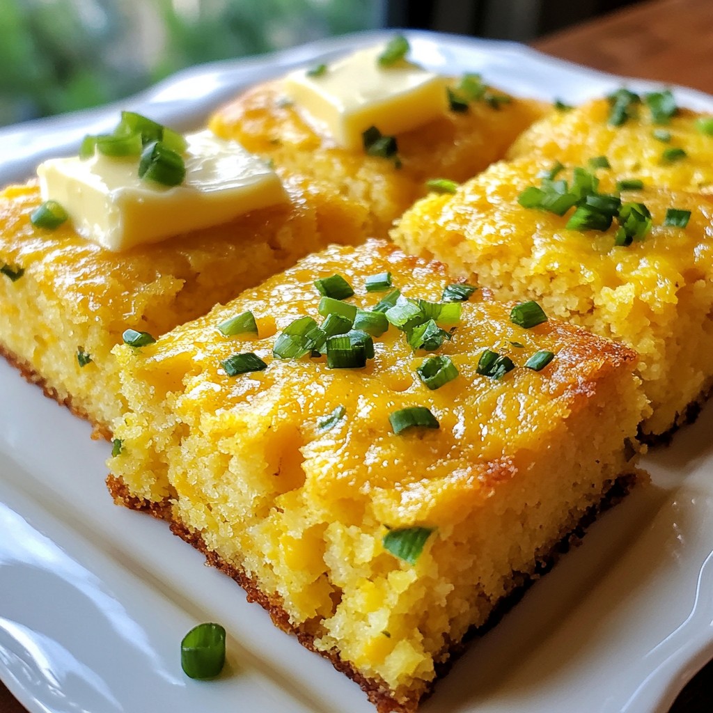 Jalapeño Cheddar Cornbread Flavorful and Savory Treat