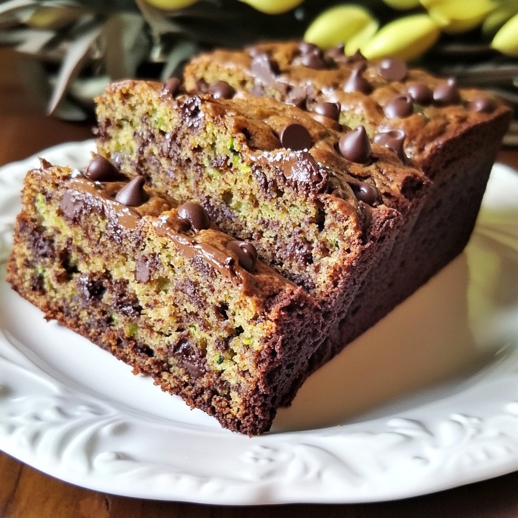 Chocolate Chip Zucchini Bread Easy and Delicious Recipe