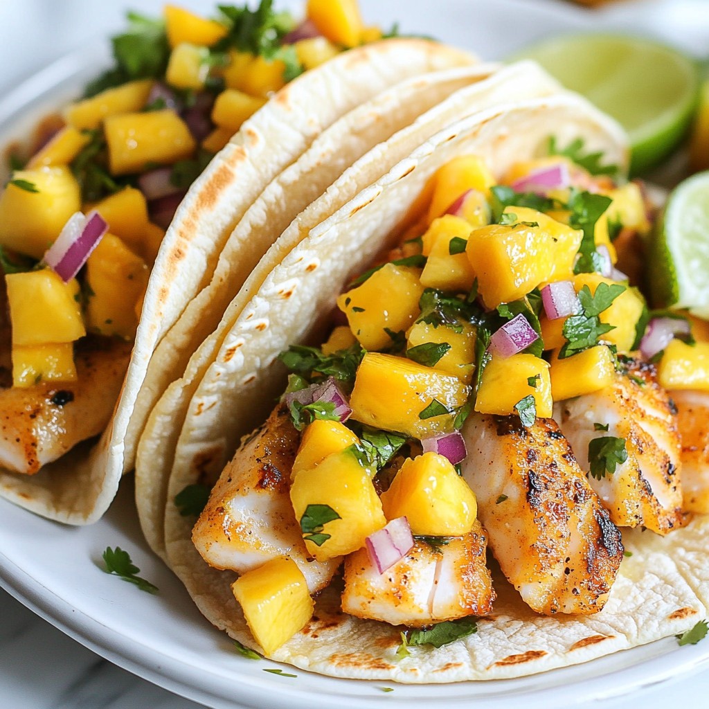 Mango Salsa Fish Tacos Flavorful and Fresh Delight