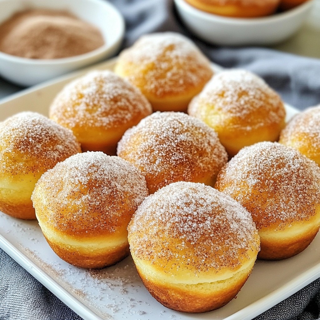 Cinnamon Sugar Donut Muffins Delightful Treat Recipe