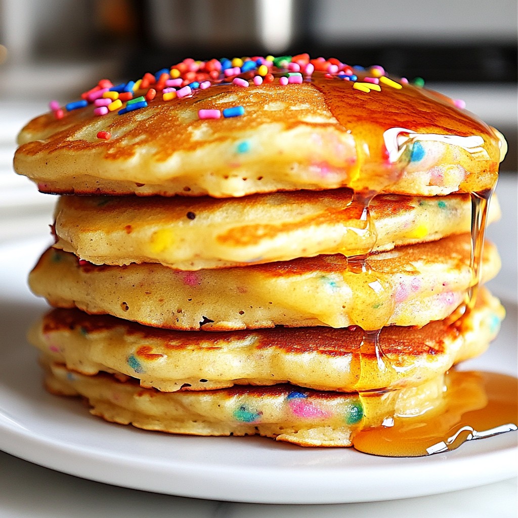 Funfetti Protein Pancakes Delightful and Easy Recipe