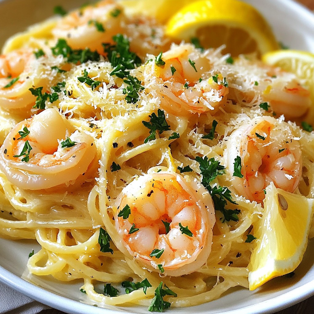 Lemon Garlic Shrimp Pasta Fresh and Flavorful Meal