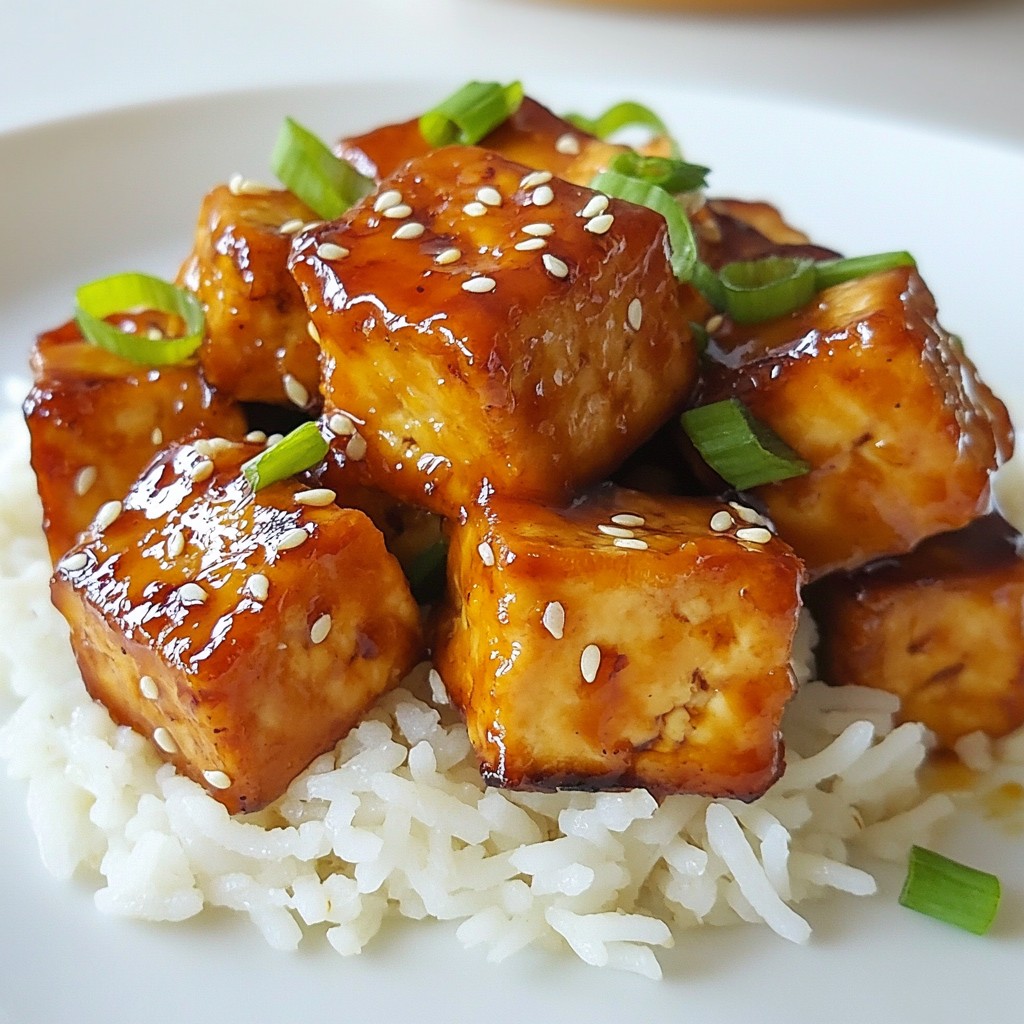 Spicy Honey Glazed Tofu Easy Recipe for Flavorful Meal