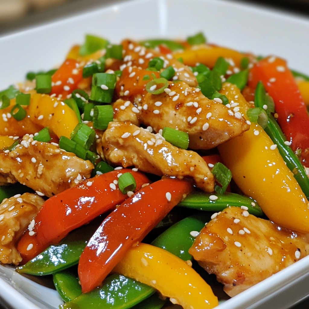 Orange Glazed Chicken Stir-Fry Flavorful and Easy Meal