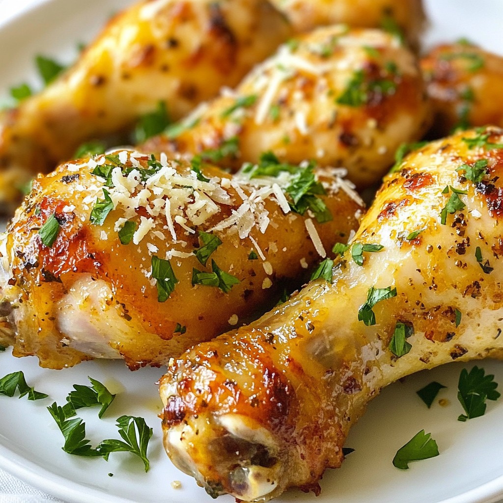 Garlic Parmesan Chicken Drumsticks Easy Flavor Boost