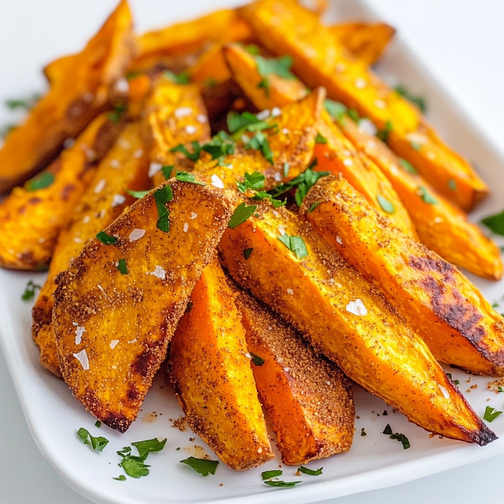 Baked Sweet Potato Fries Crispy and Flavorful Snack