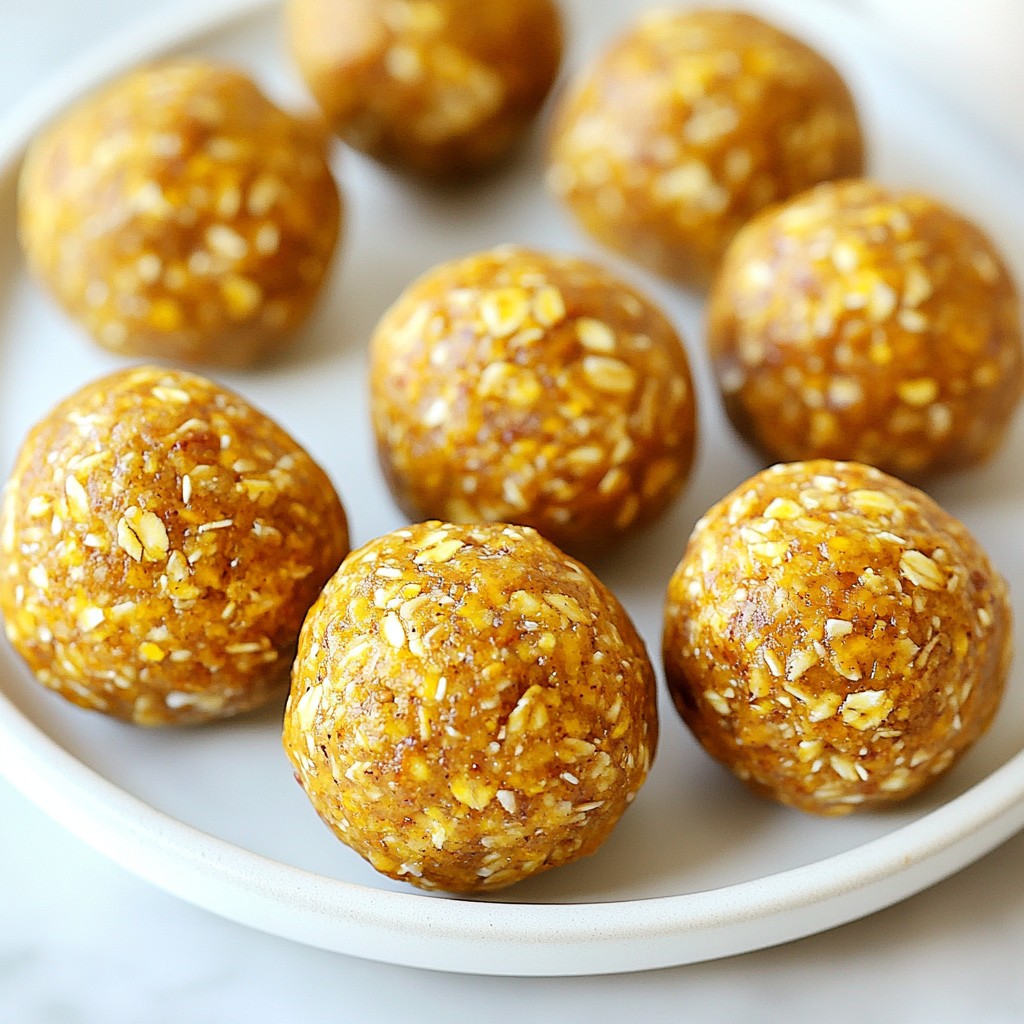 Pumpkin Spice Energy Balls Energizing Fall Snack