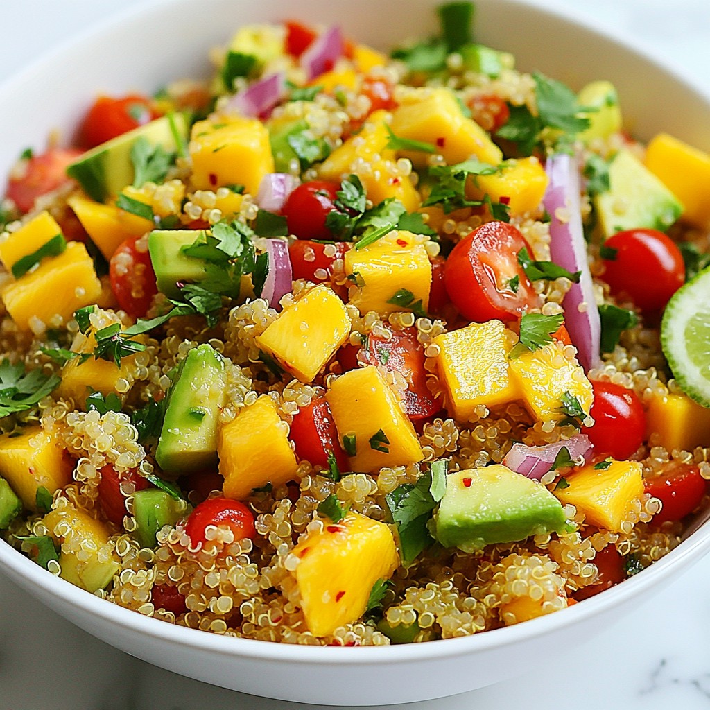 Tropical Quinoa Salad Fresh and Flavorful Delight