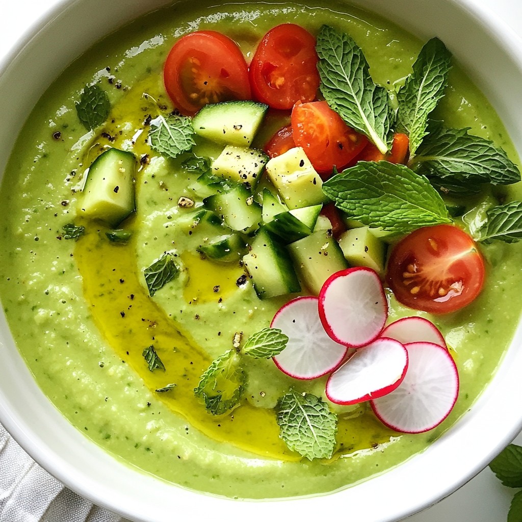 Cucumber Avocado Gazpacho Refreshing Summer Delight