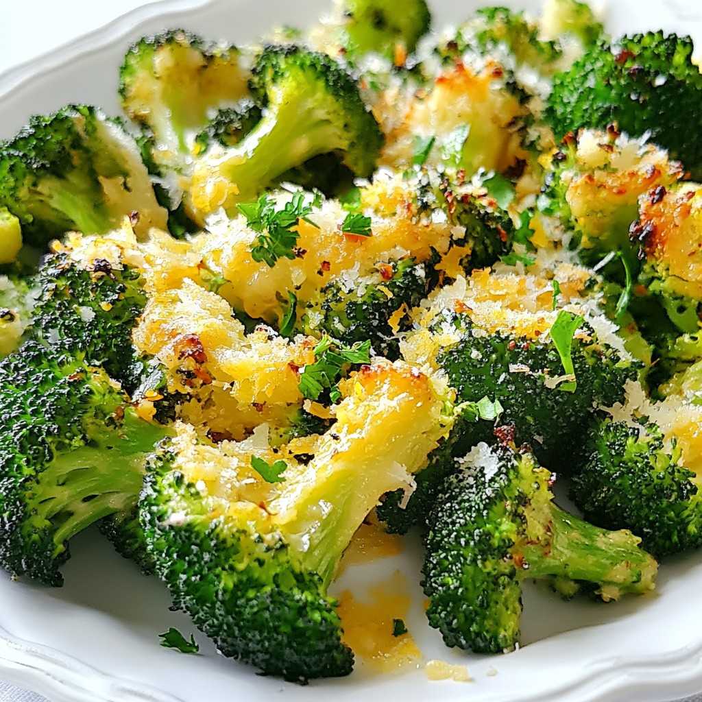 Lemon Parmesan Roasted Broccoli Flavorful and Healthy