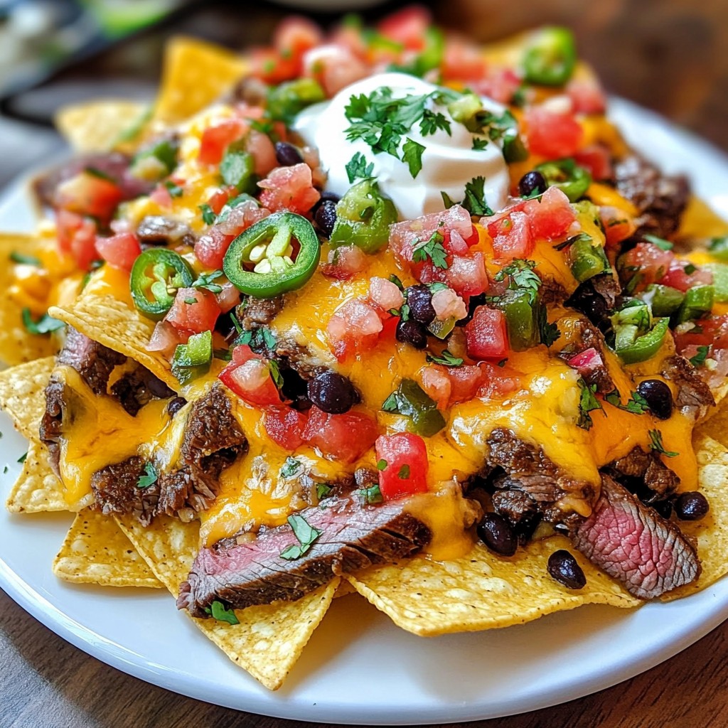 Loaded Steak Nachos Bold and Flavorful Delight
