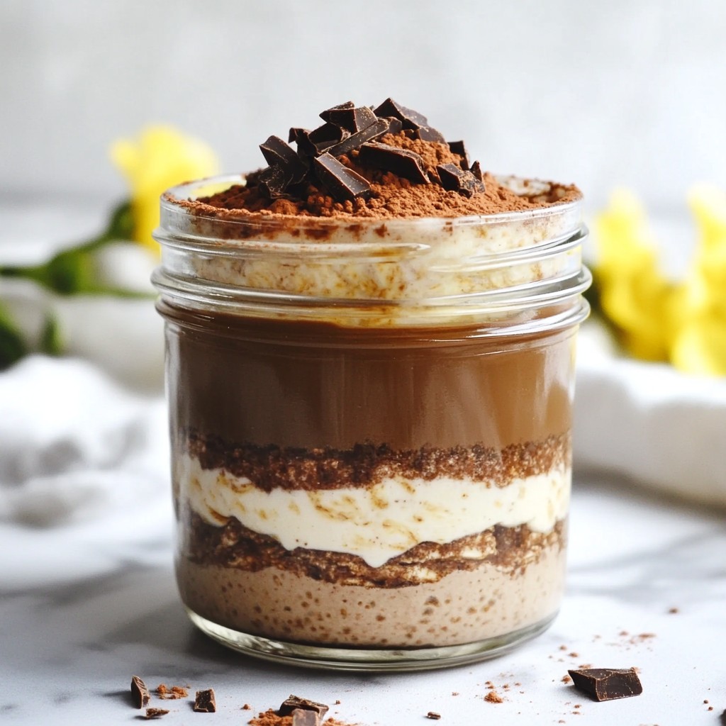Tiramisu Overnight Oats Delicious and Easy Breakfast