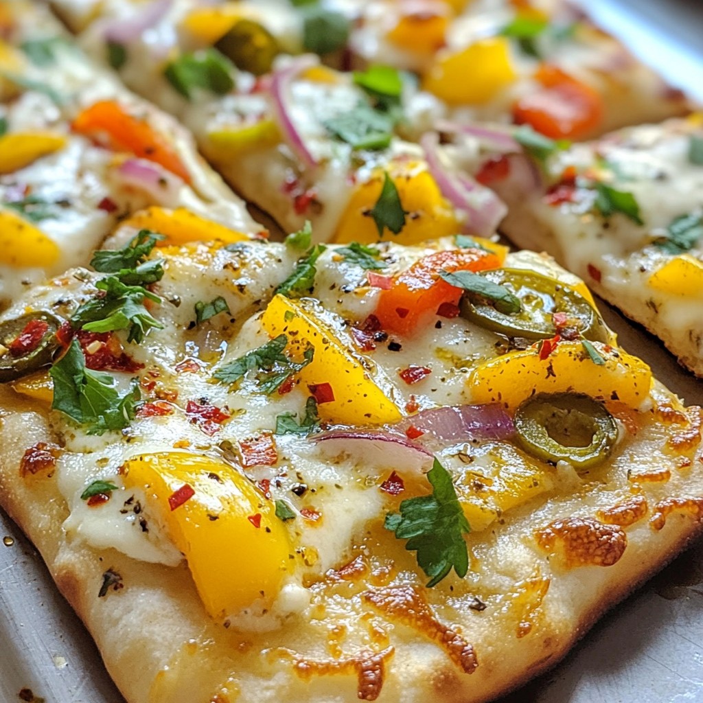 Spicy Garlic Naan Pizza Irresistible Flavor Fusion