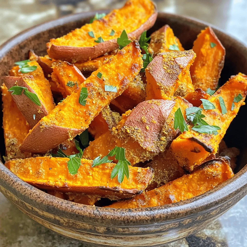 Baked Sweet Potato Fries Crunchy and Flavorful Snack
