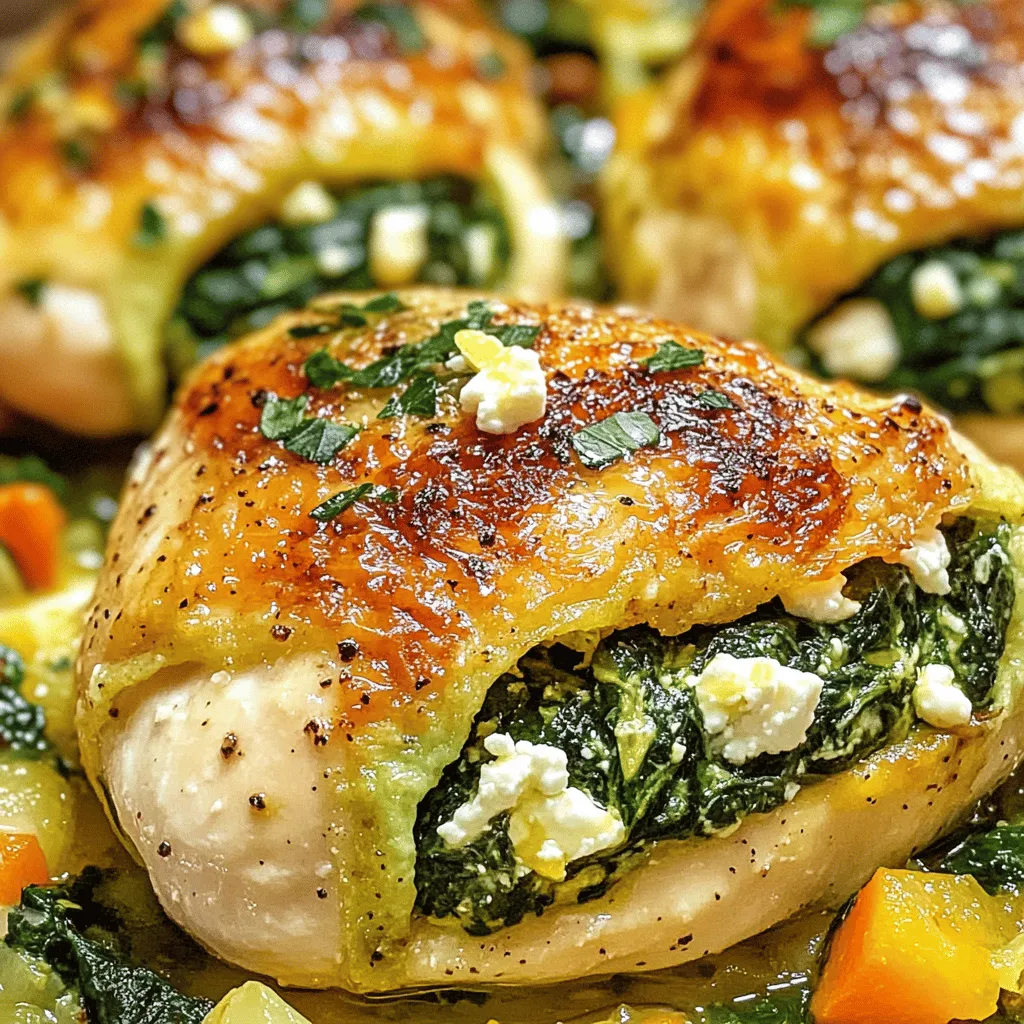Spinach Feta Stuffed Chicken Tasty and Simple Recipe